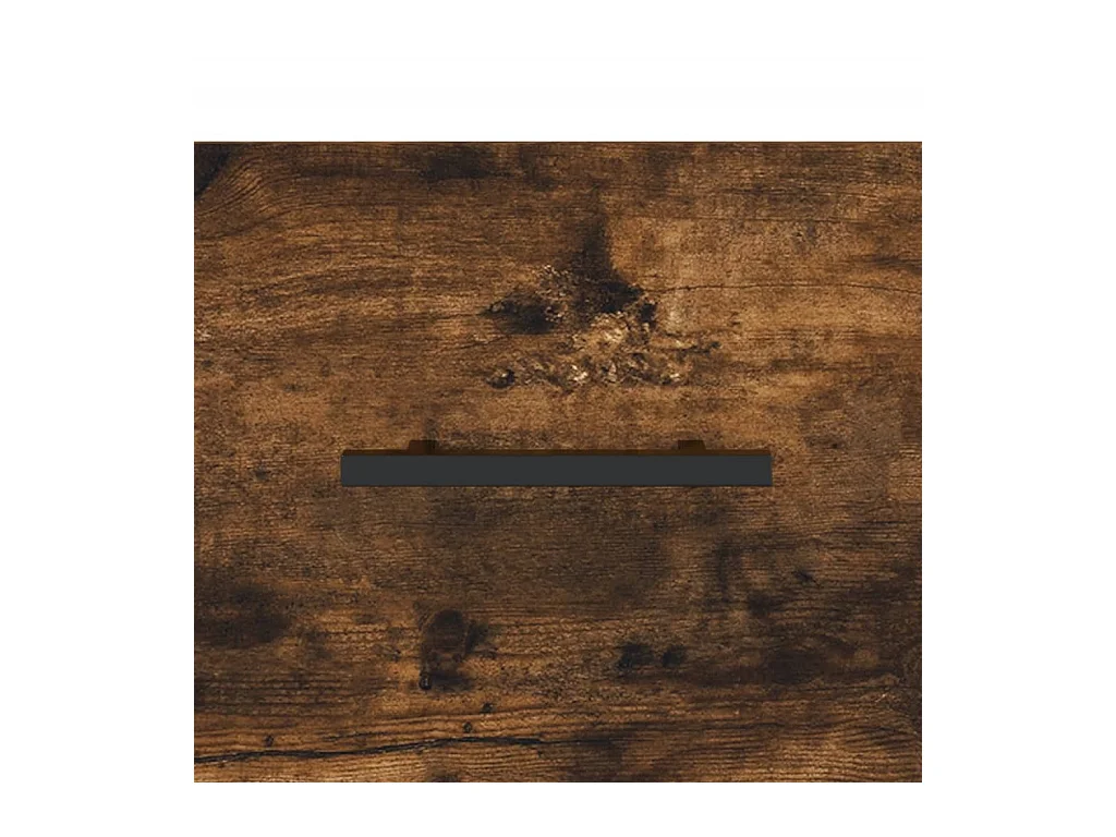 Eilven  Table de chevet chêne fumé 40x40x66 cm bois d'ingénierie