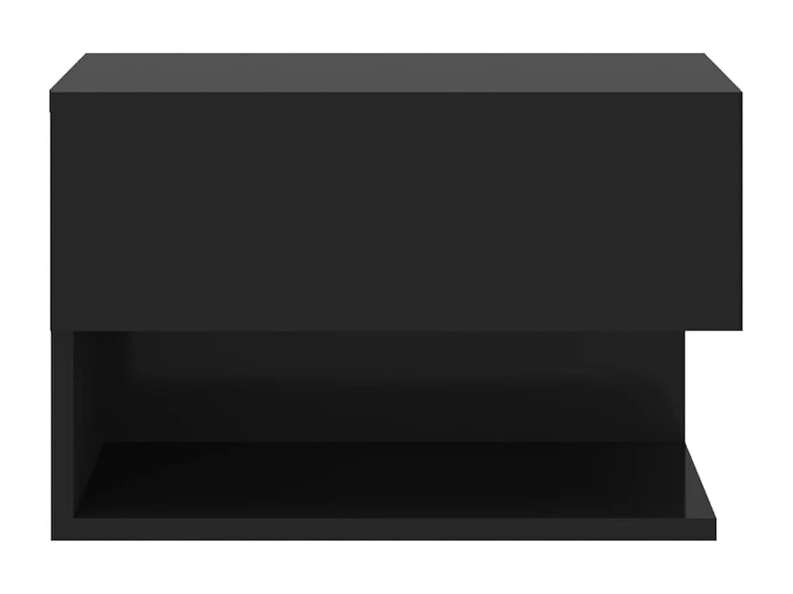 Freke  Table de chevet murale Noir