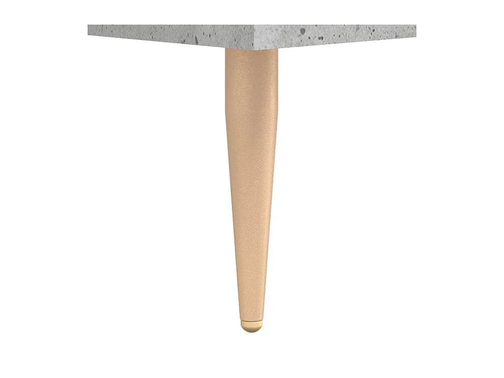 Villa Park  Table de chevet gris béton 40x35x47,5 cm bois d’ingénierie