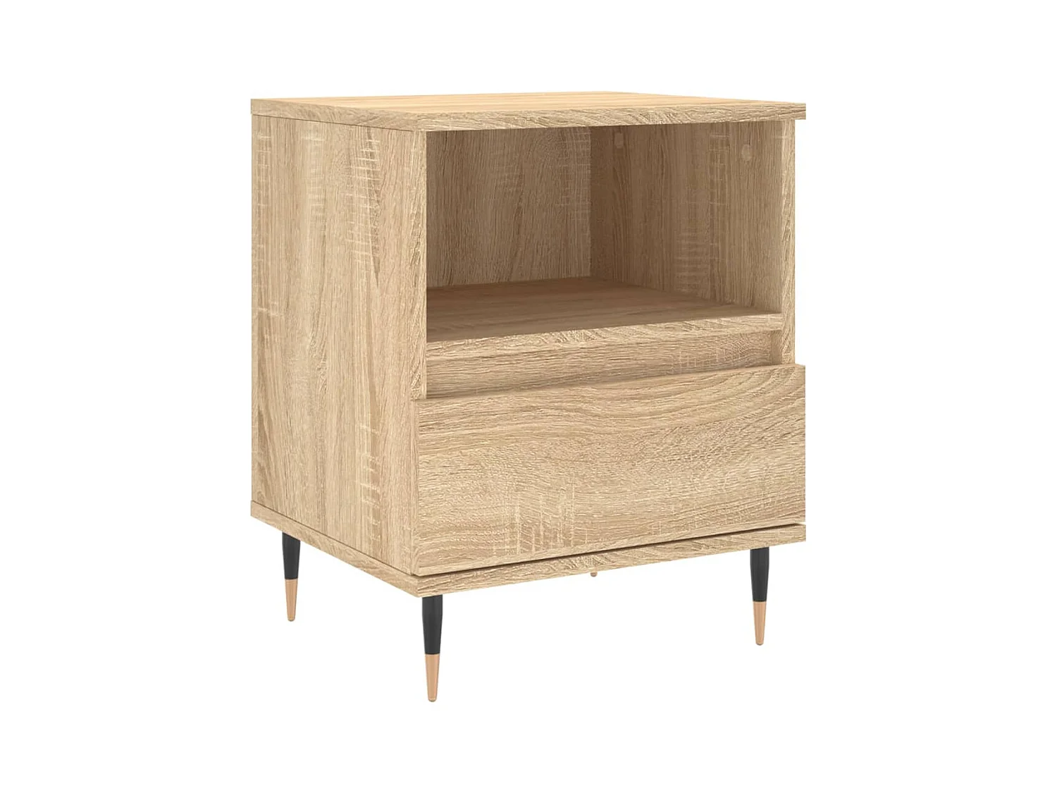 Blandon  Table de chevet chêne sonoma 40x35x50 cm bois d’ingénierie