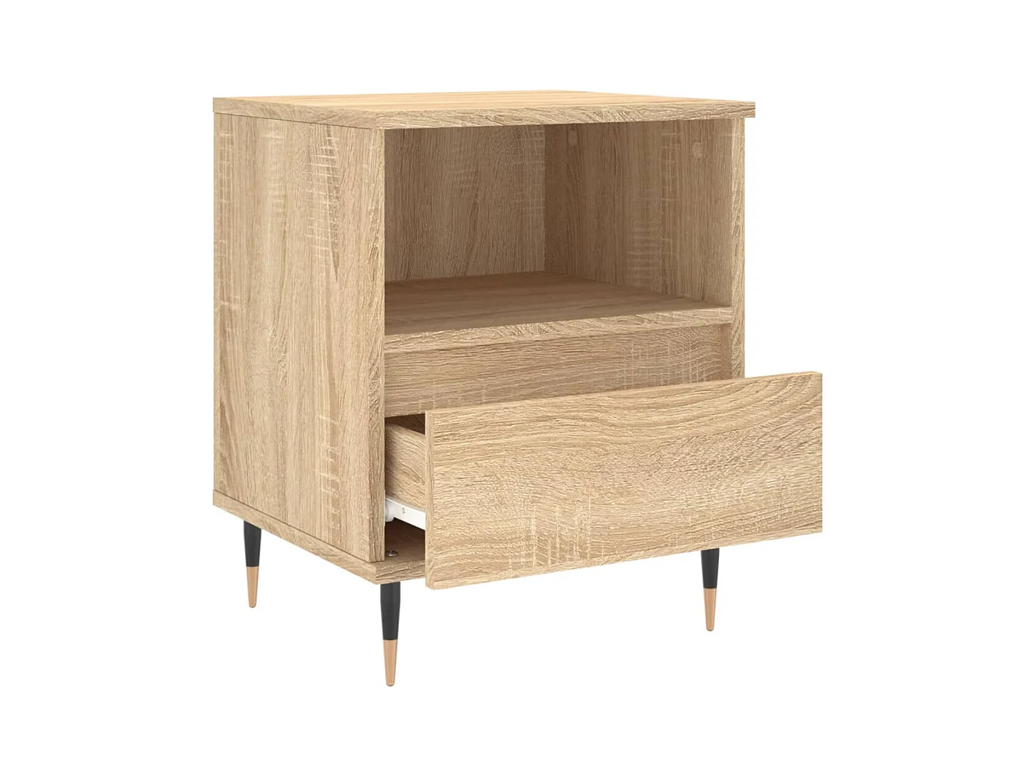 Blandon  Table de chevet chêne sonoma 40x35x50 cm bois d’ingénierie