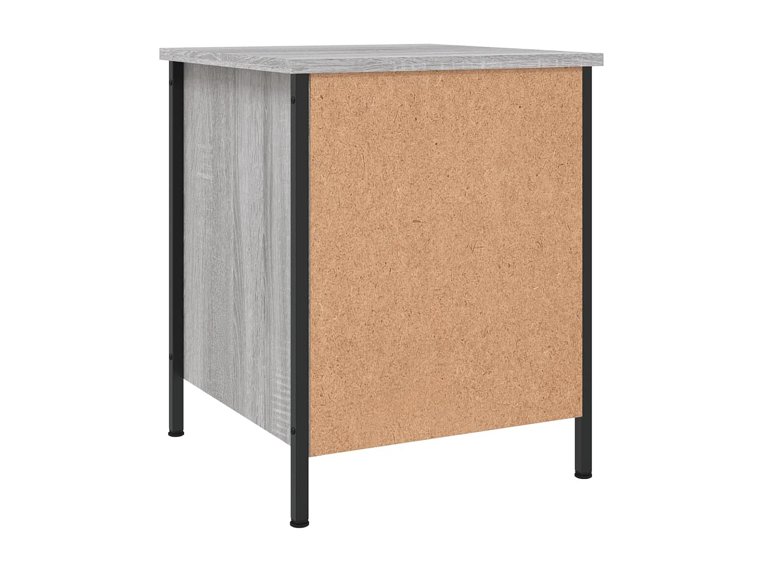 Tobia  Table de chevet sonoma gris 40x42x50 cm bois d'ingénierie