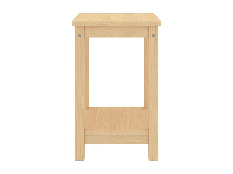Yasemin  Table de chevet l 35x30x47 cm bois de pin massif