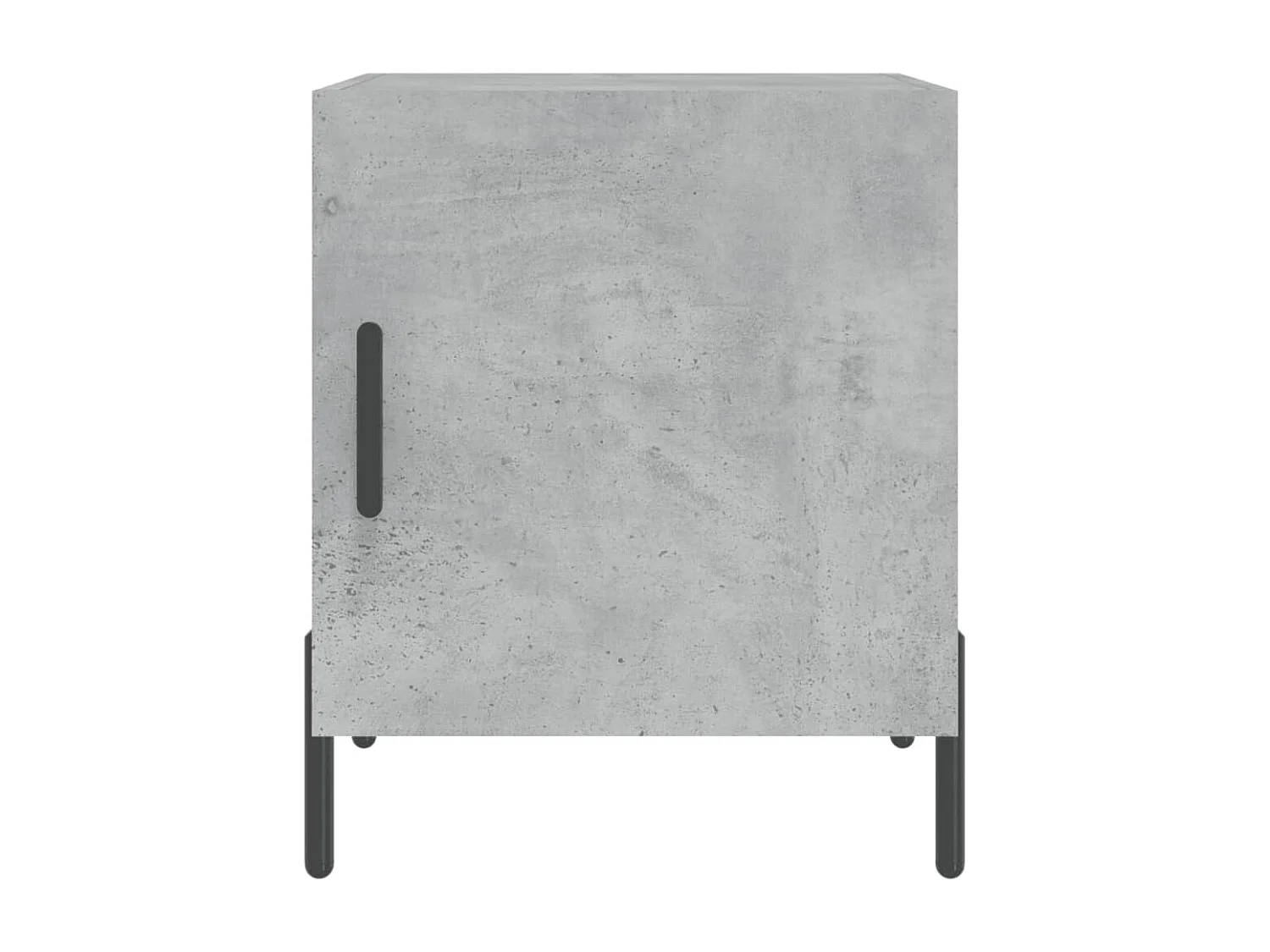Sulva  Tables de chevet 2 pcs gris béton 40x40x50 cm bois d’ingénierie