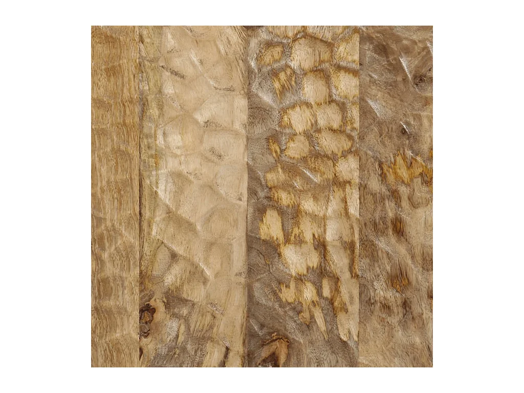 Ithren  Comodino 50x33x60 cm in Legno Massello di Mango