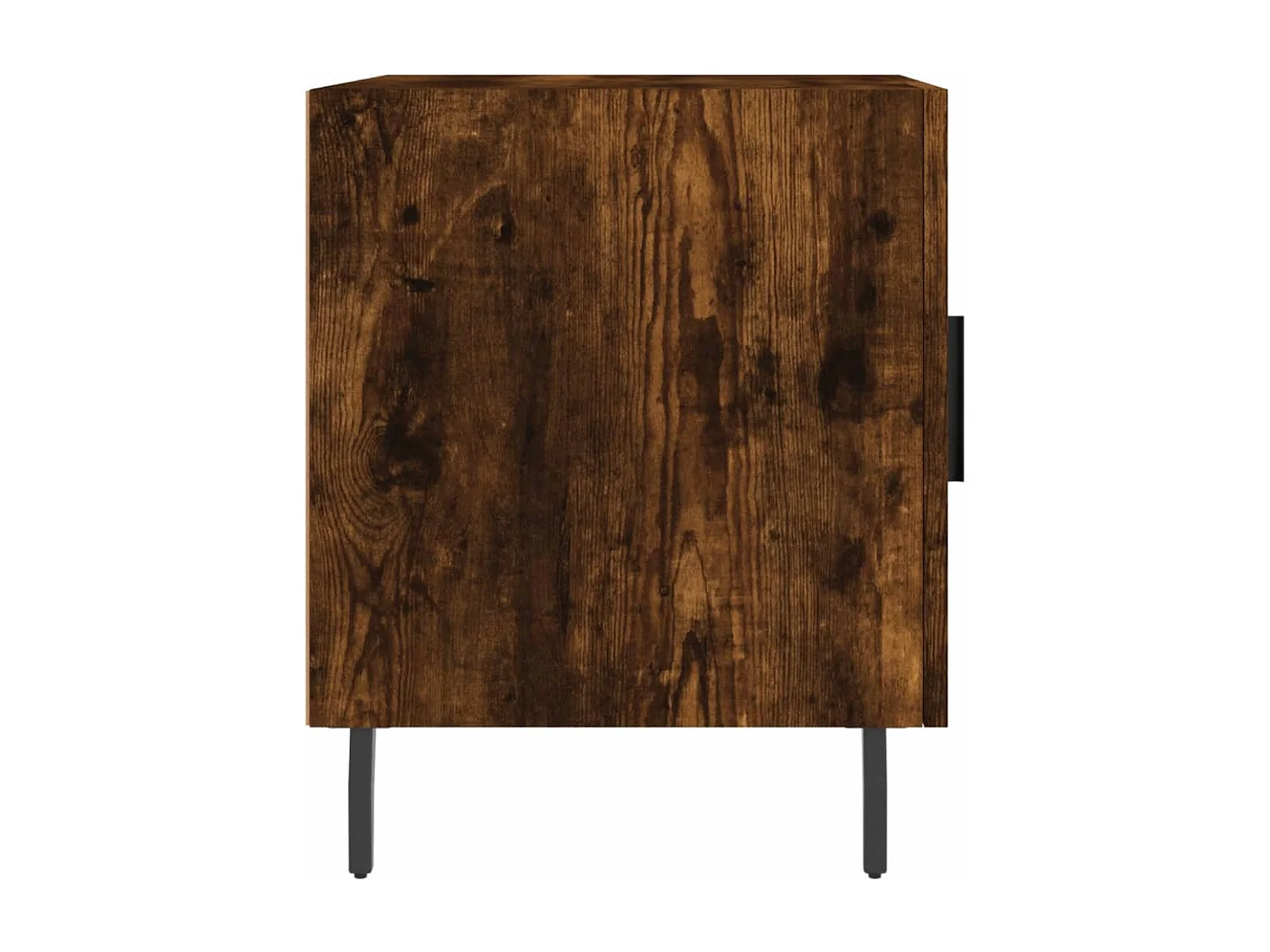 Volda  Nachtkastje 40x40x50 cm bewerkt hout gerookt eikenkleurig