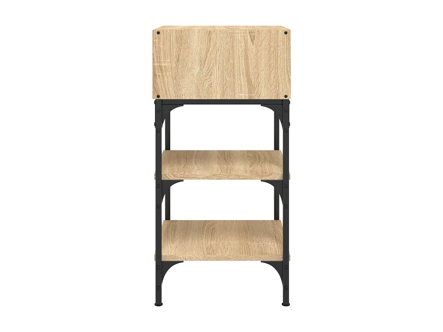 Walo  Nachtkastjes 2 st 35x34,5x70 cm sonoma eikenkleurig