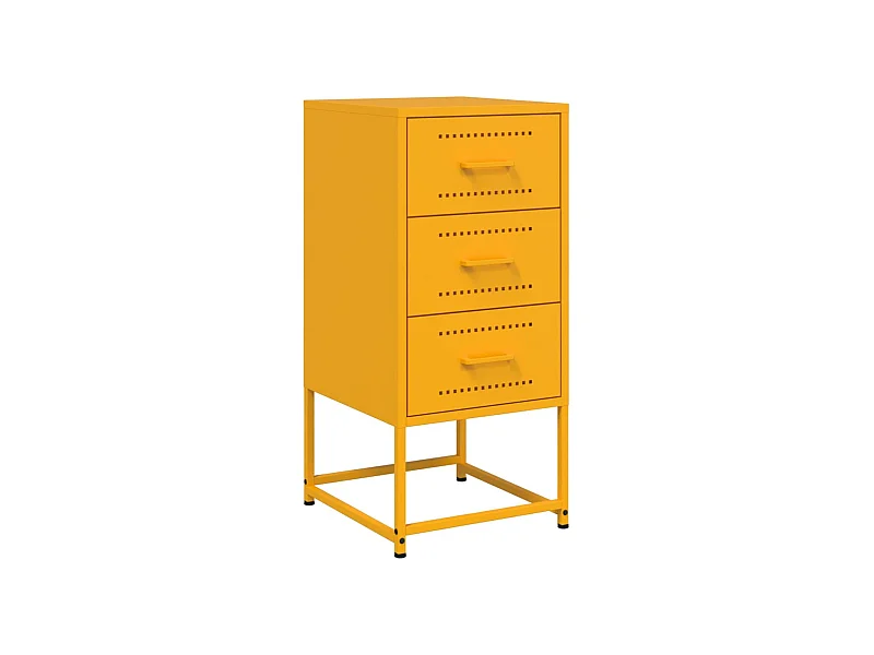 Isle of Hope  Nachtkastje 36x39x78 cm staal mosterdgeel