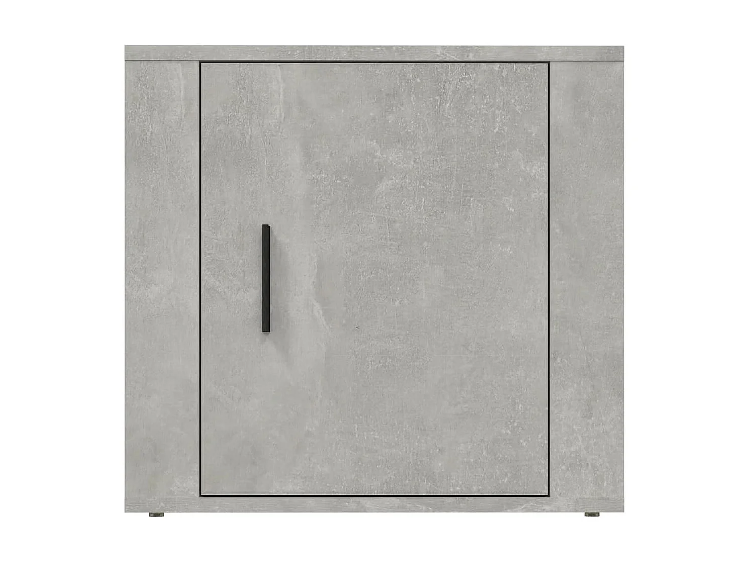 Quinty  Table de chevet Gris béton 50x39x47 cm