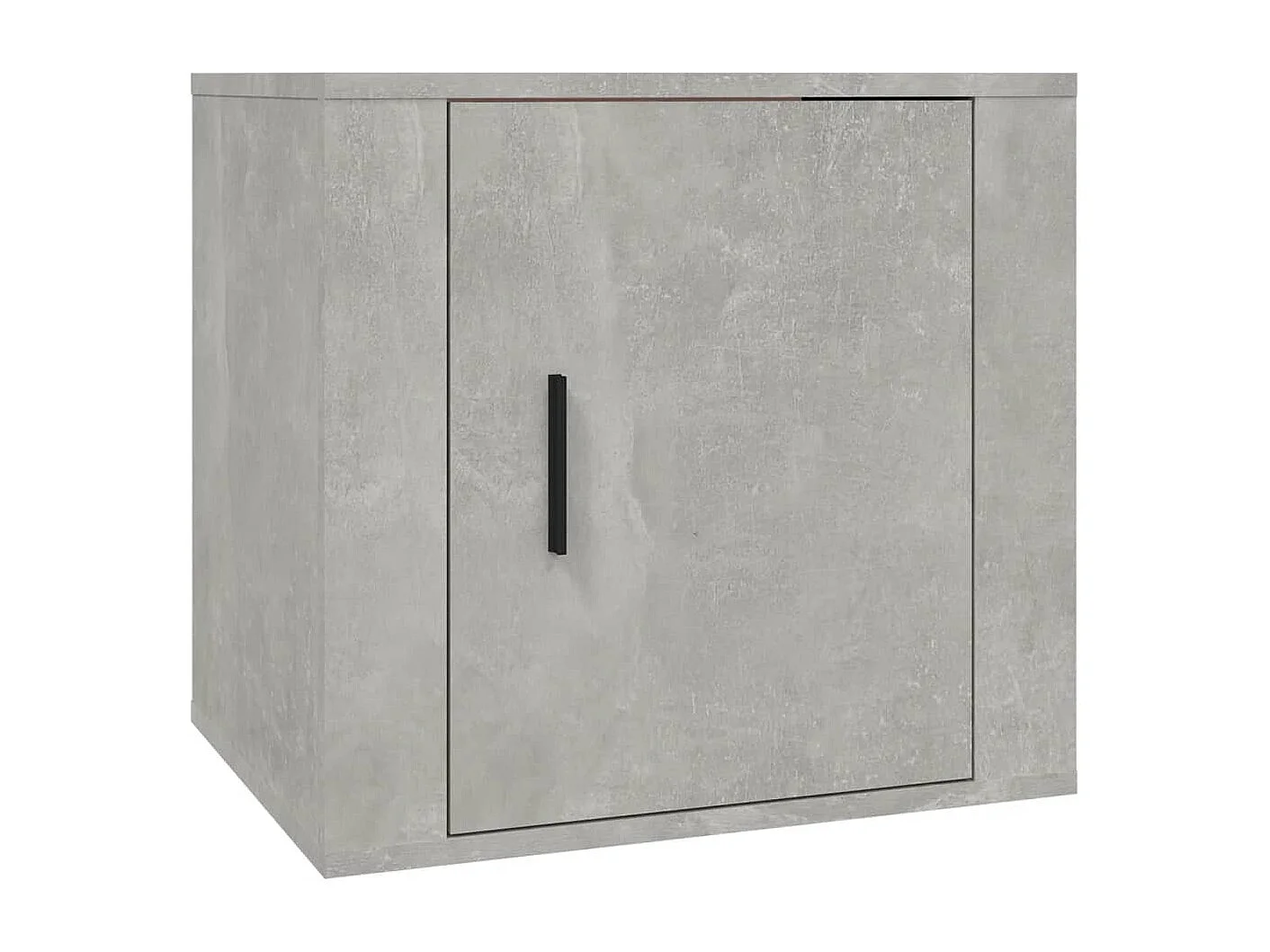 Quinty  Table de chevet Gris béton 50x39x47 cm