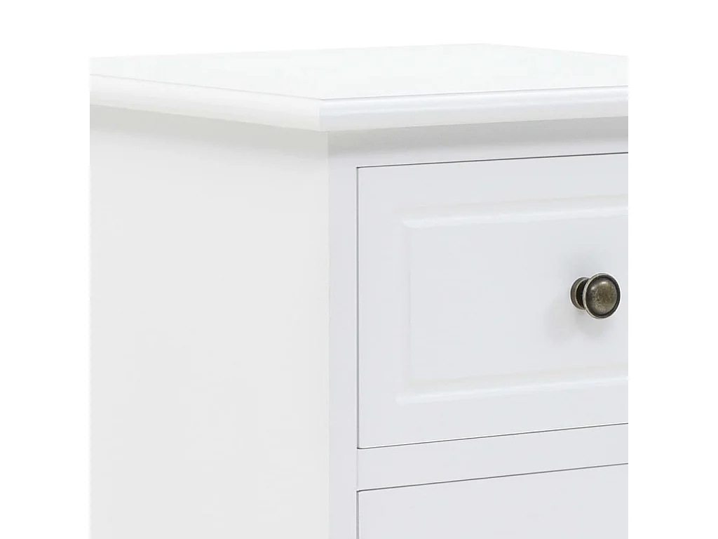 Garden Furniture -  Table de chevet MDF et bois de pin 35x32x59 cm