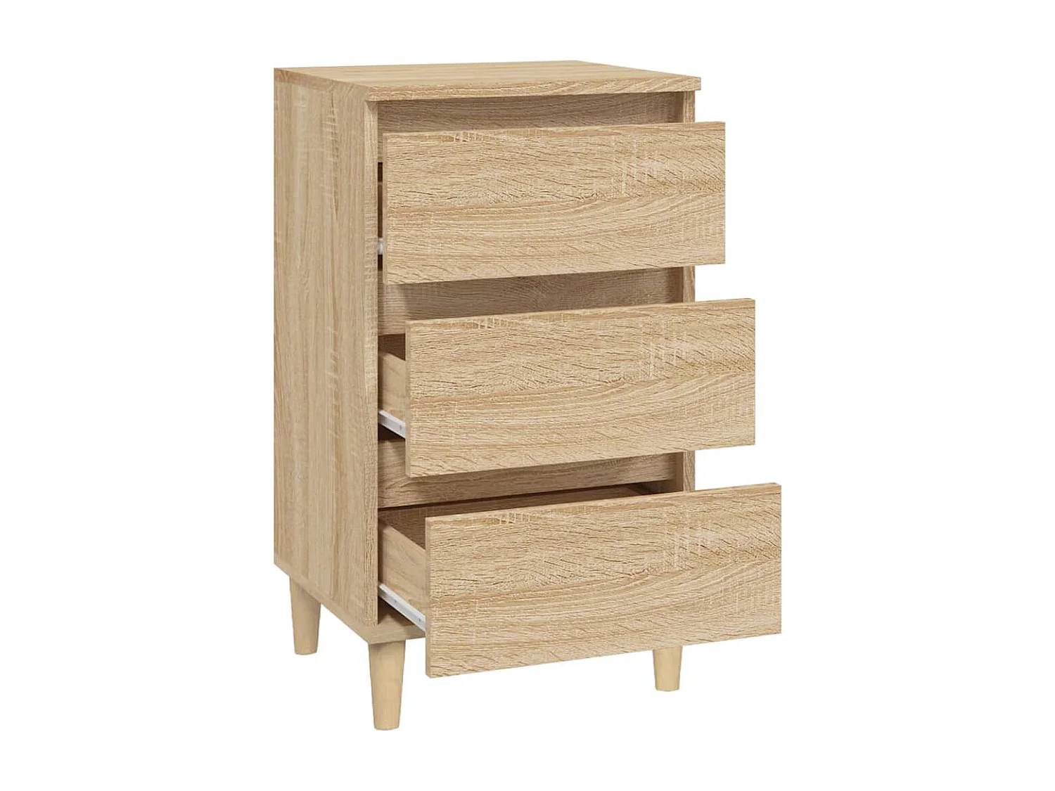 Wyla  Table de chevet chêne sonoma 40x35x70 cm bois d'ingénierie