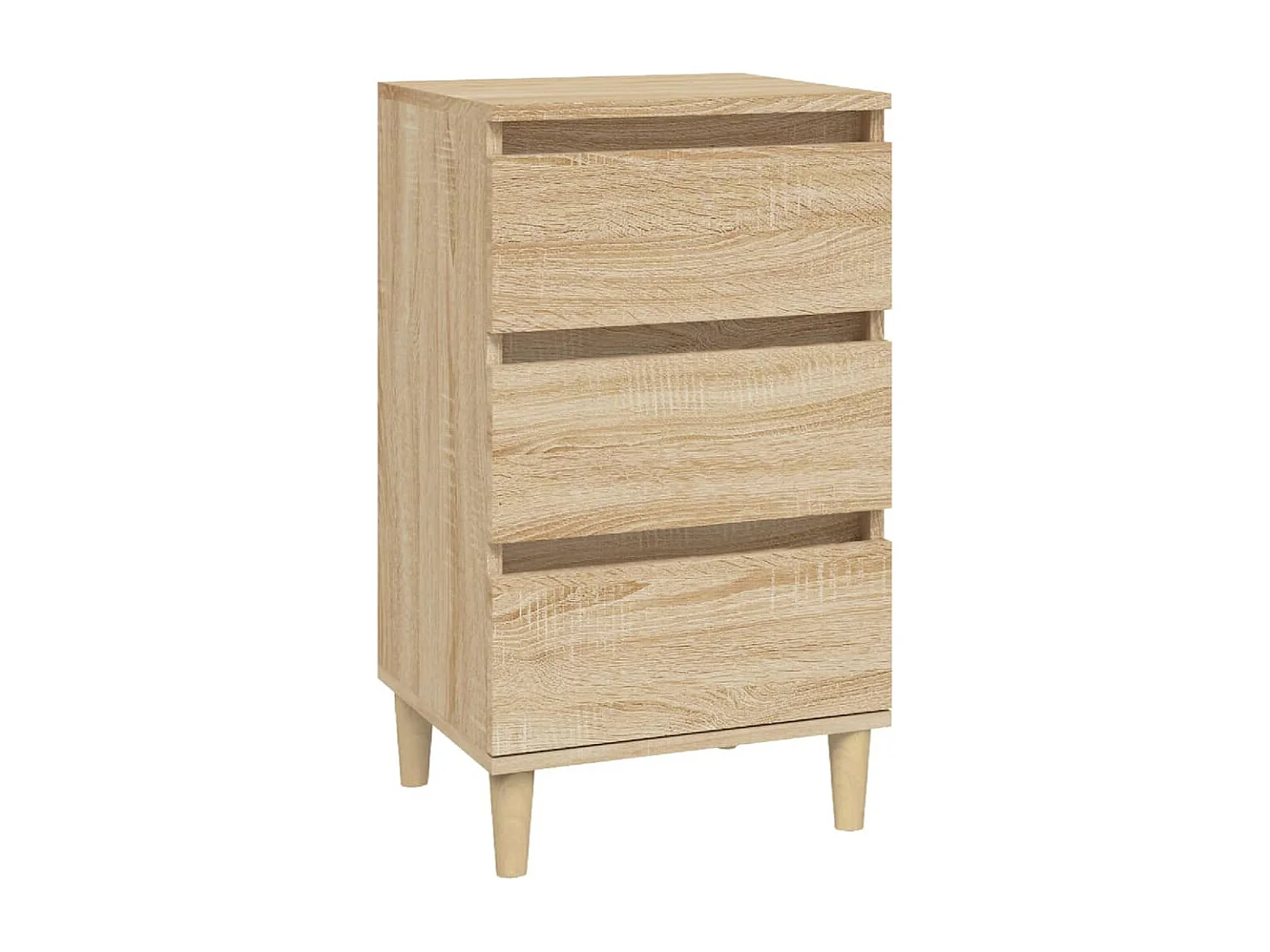 Wyla  Table de chevet chêne sonoma 40x35x70 cm bois d'ingénierie