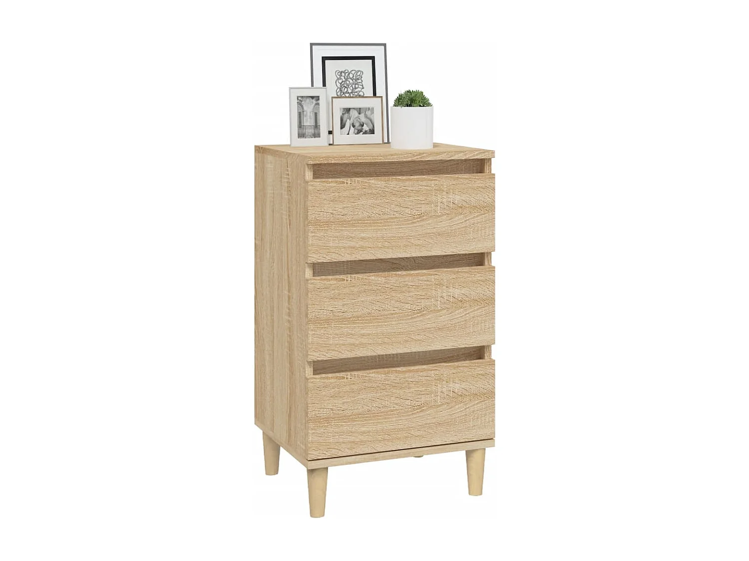 Wyla  Table de chevet chêne sonoma 40x35x70 cm bois d'ingénierie