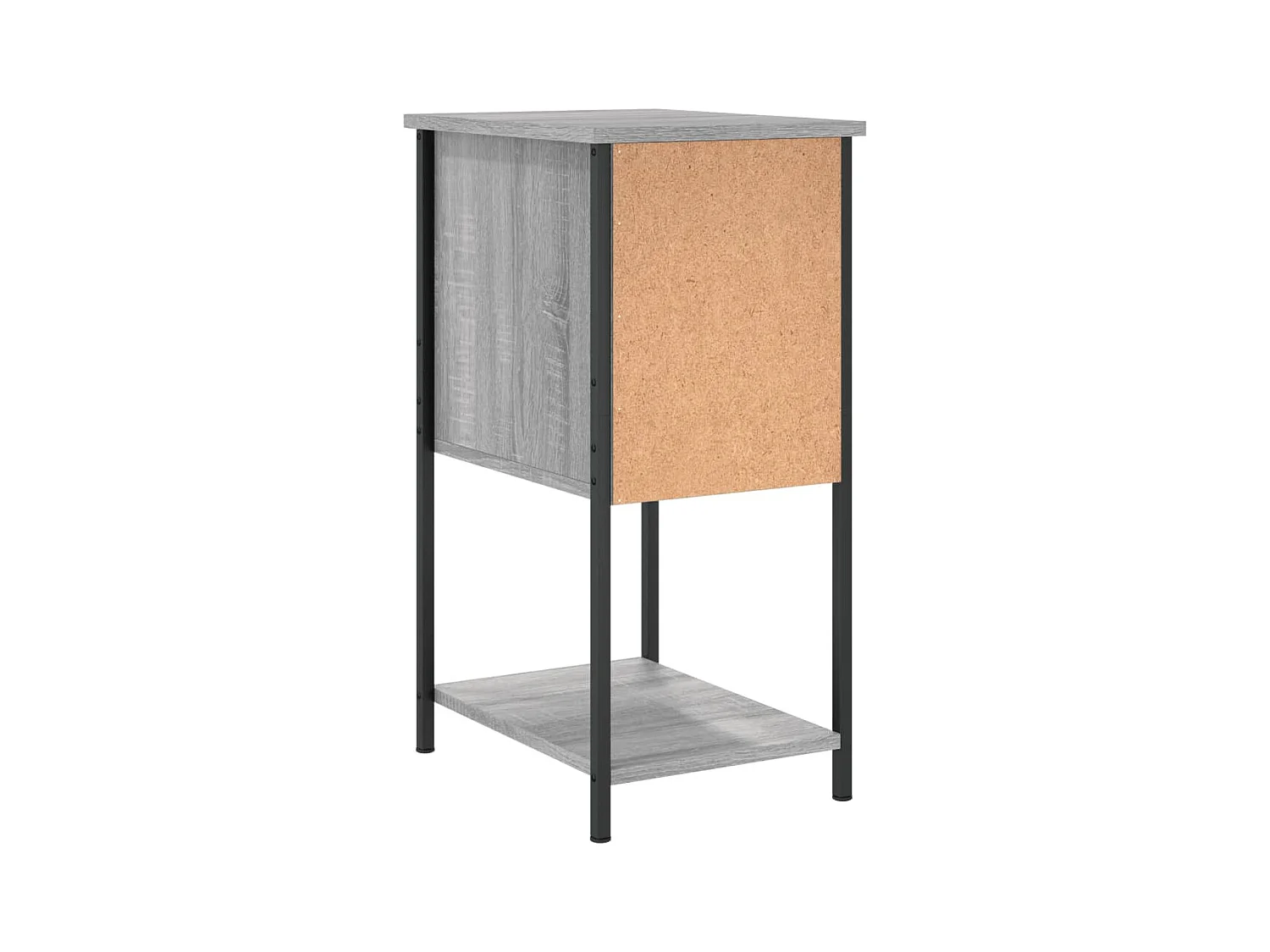 Portici  Tables de chevet 2 pcs sonoma gris 32x42x70cm bois d'ingénierie