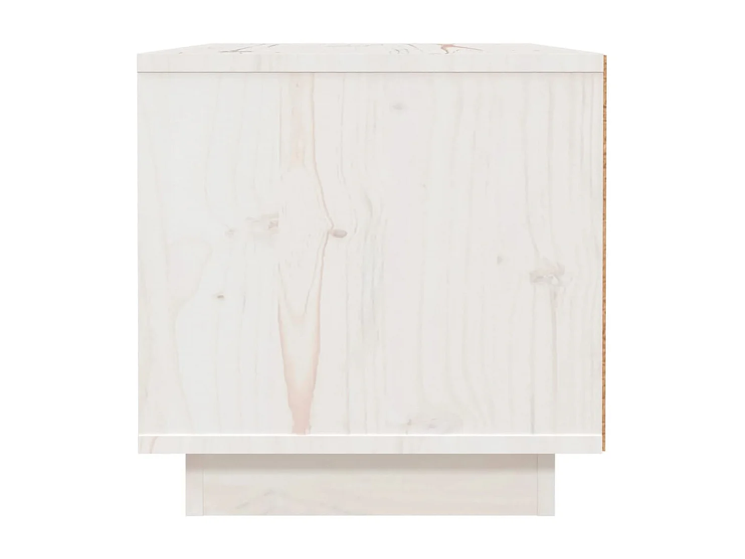 Ballston Lake  Table de chevet Blanc 40x34x35 cm Bois de pin solide