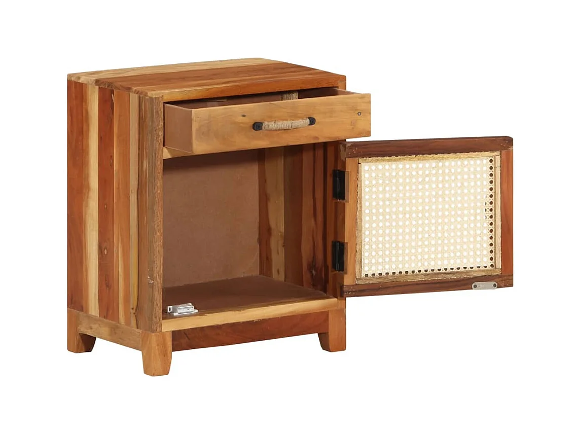 Garden Furniture -  Table de chevet 40x30x50 cm Bois de récupération massif