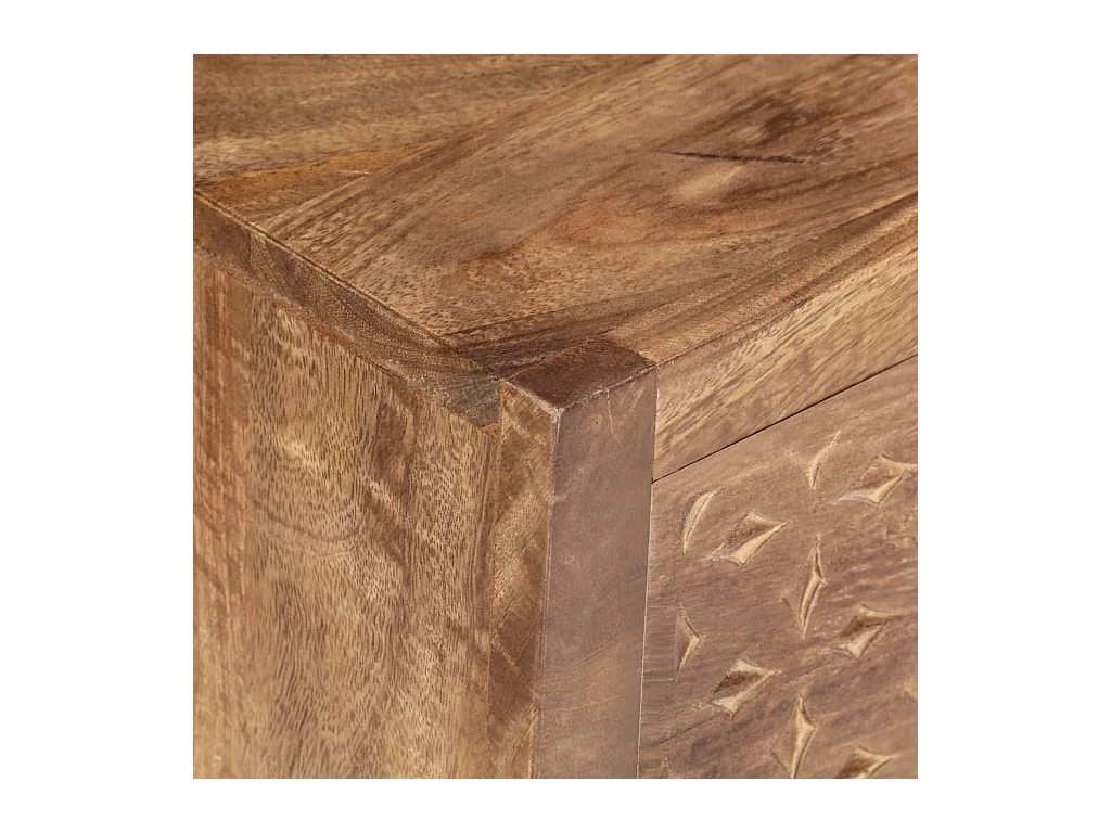 Garden Furniture -  Table de chevet 40 x 30 x 50 cm Bois de manguier massif