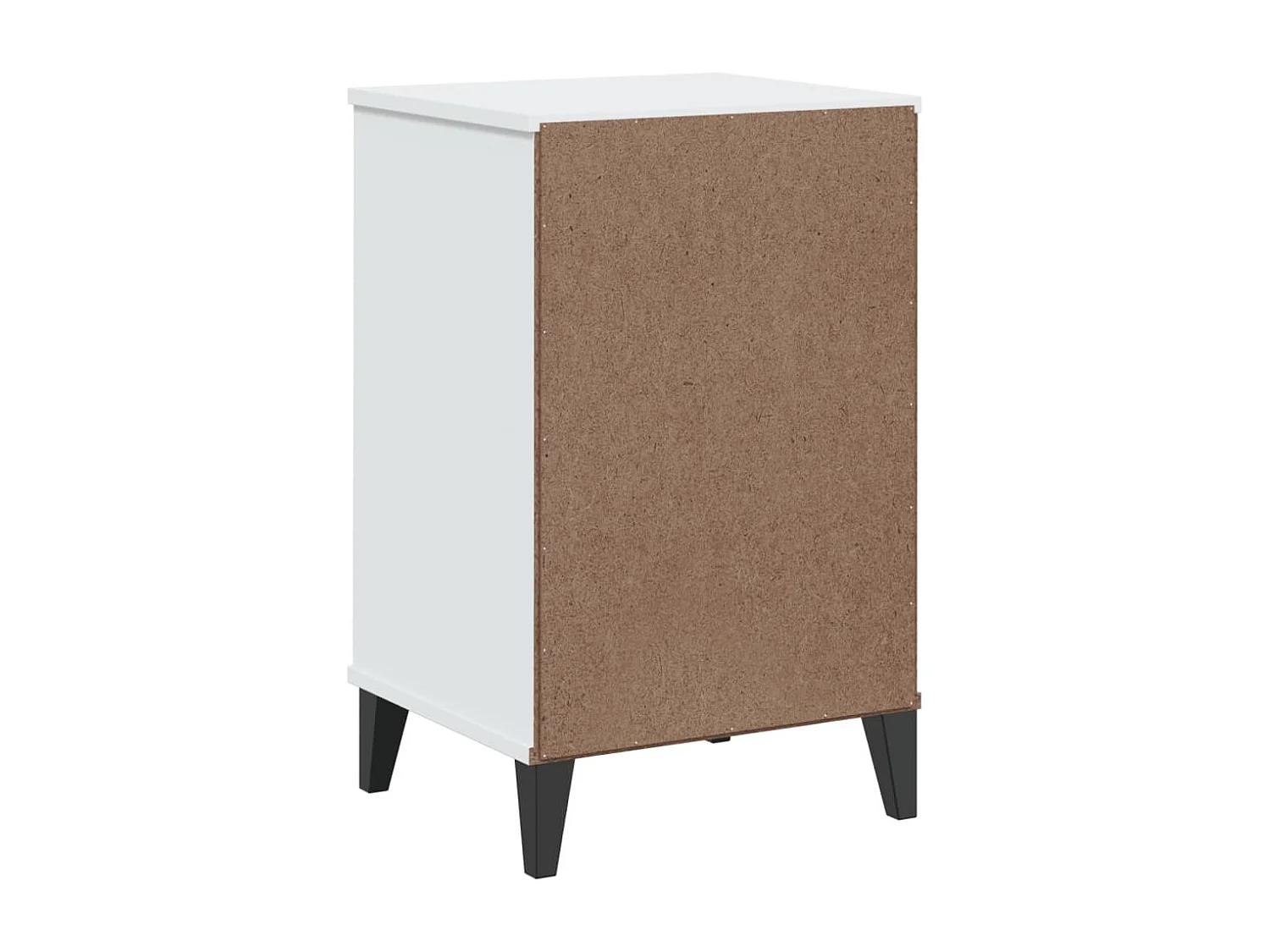 Crest Hill  Table de chevet VIKEN blanc bois d'ingénierie