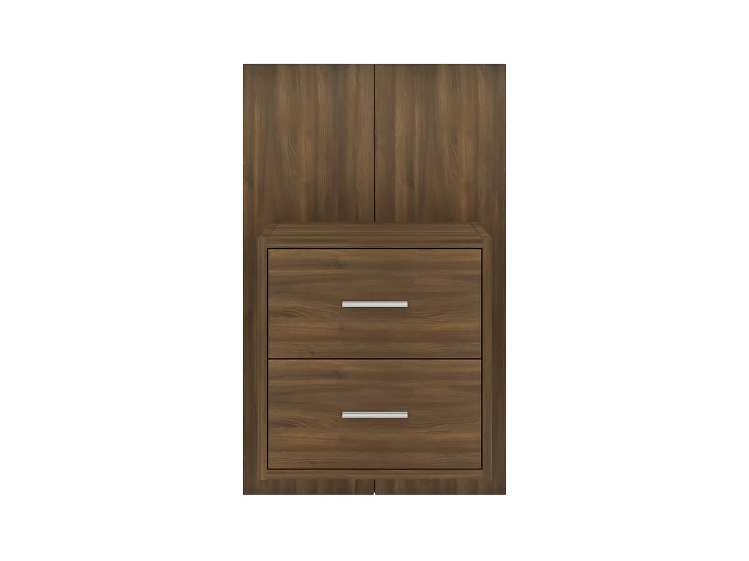 Gouda  Table de chevet murale Chêne marron