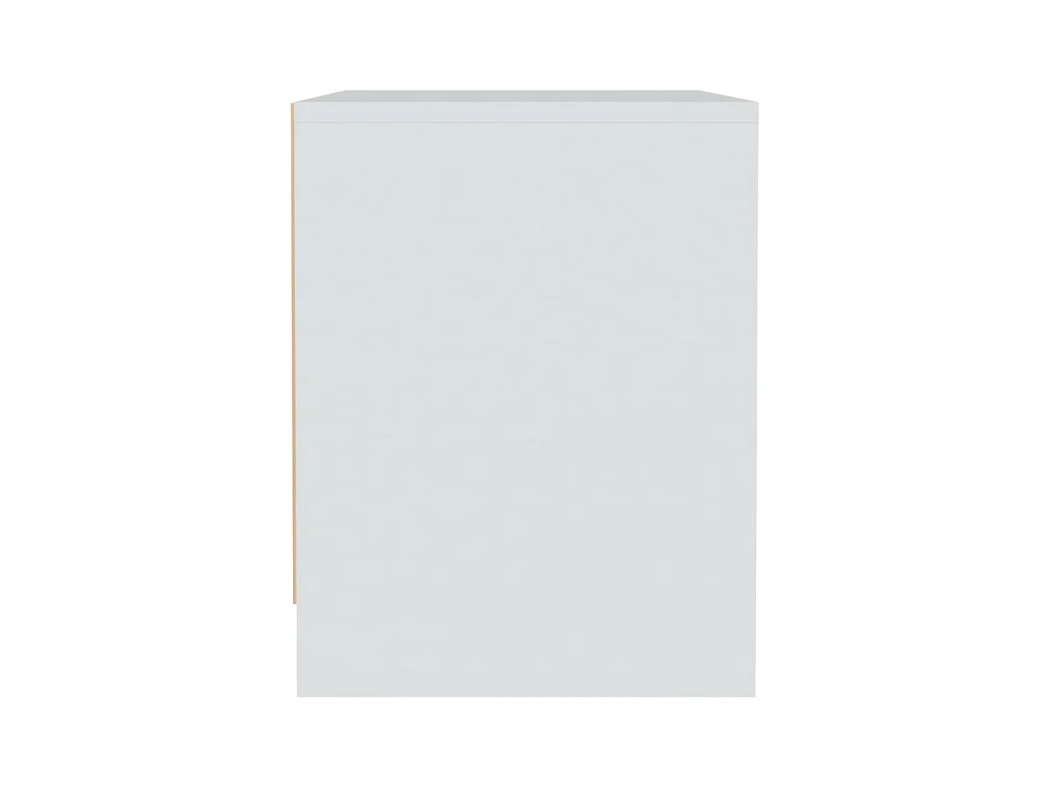 Little Rock  Table de chevet blanc 45x34x44,5 cm bois d’ingénierie