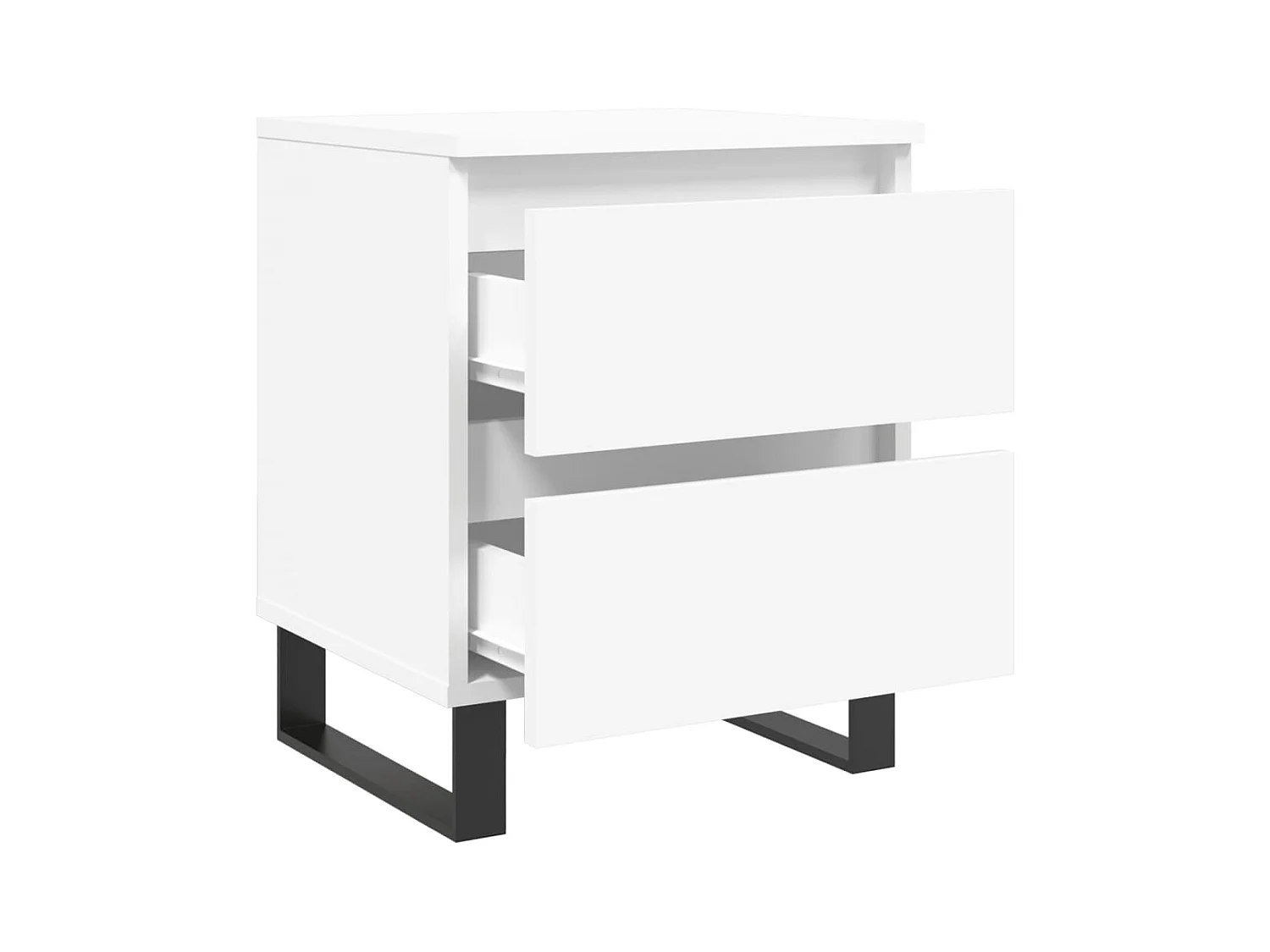 Westfield  Tables de chevet 2 pcs blanc 40x35x50 cm bois d’ingénierie
