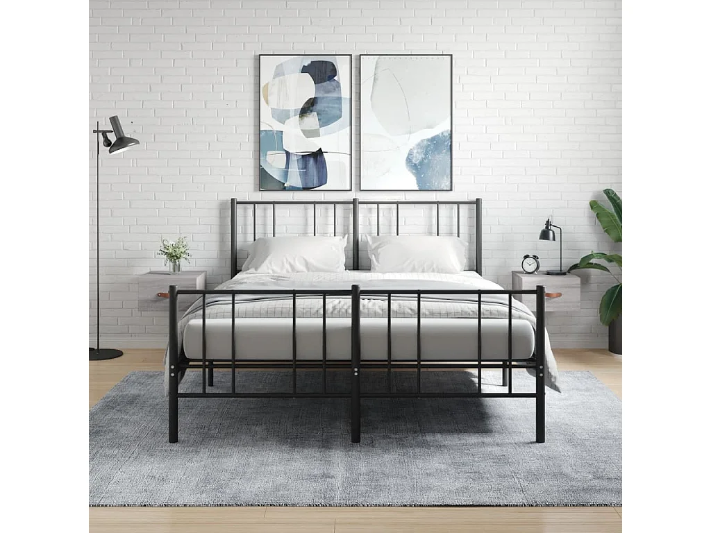 Brackettville  Comodini a Muro 2 pz Grigio Sonoma 35x35x20 cm