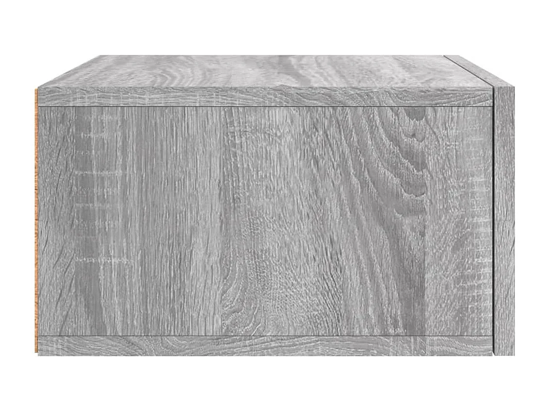 Brackettville  Comodini a Muro 2 pz Grigio Sonoma 35x35x20 cm