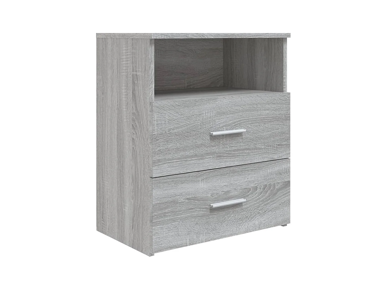 Oldenzaal  Table de chevet Sonoma gris 50x32x60 cm