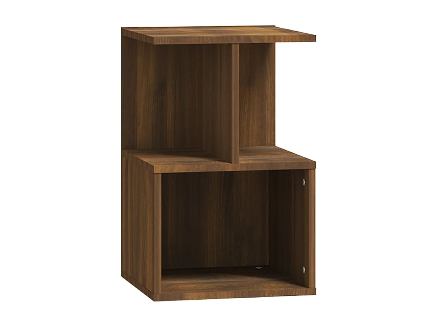 Pam  Tables de chevet 2pcs Chêne marron 35x35x55cm Bois d'ingénierie