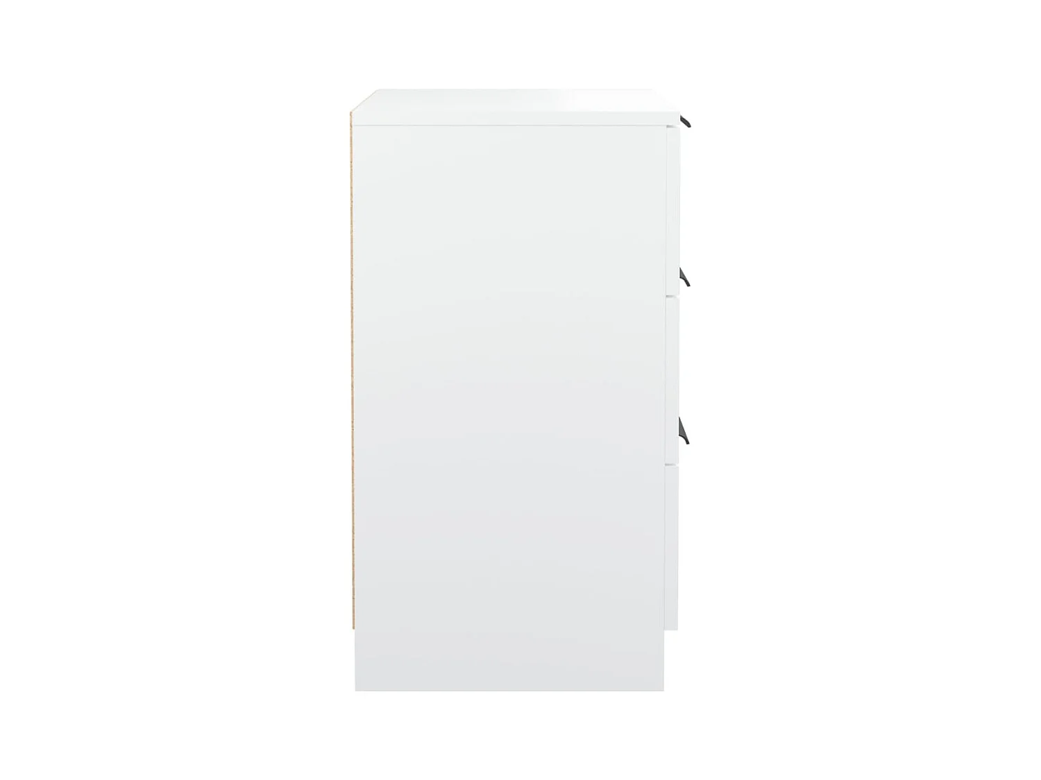 Tucson  Table de chevet Blanc 40x36x65 cm