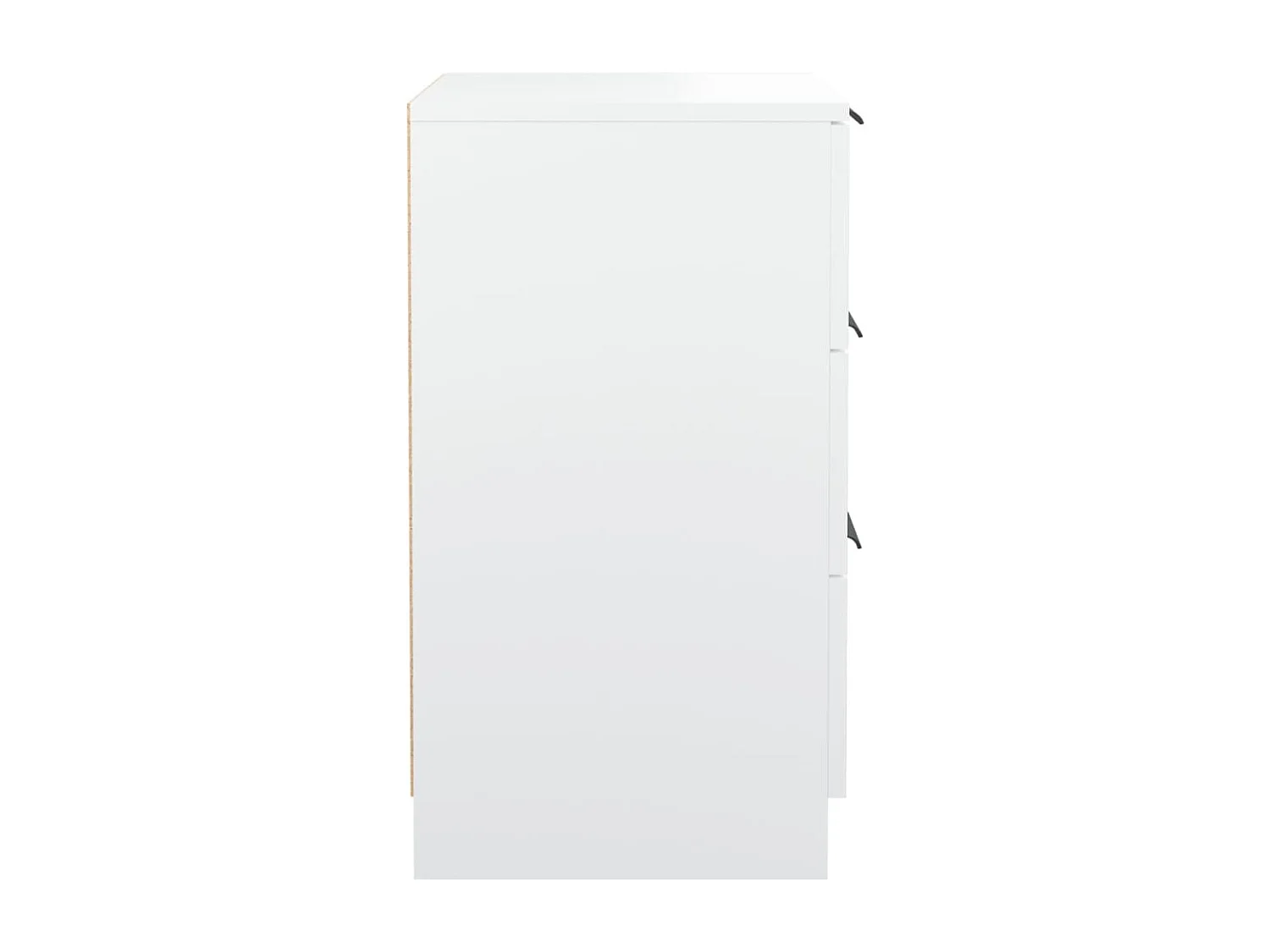 Tucson  Table de chevet Blanc 40x36x65 cm