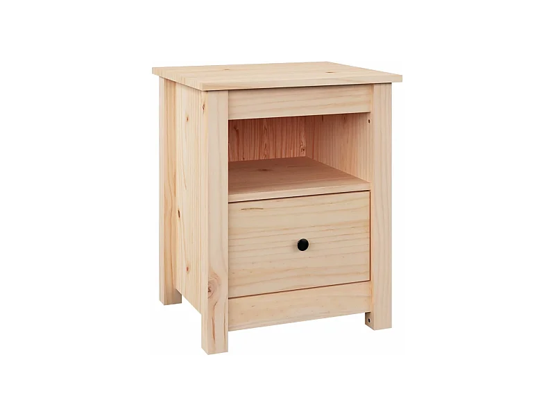 Aldino  Table de chevet 40x35x49 cm Bois de pin massif