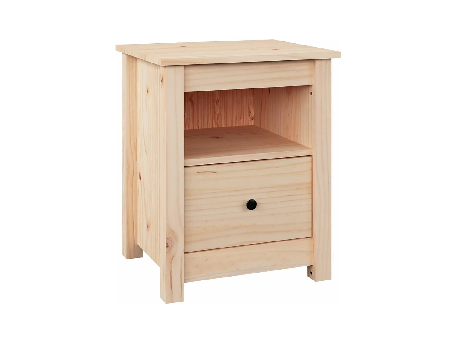 Aldino  Table de chevet 40x35x49 cm Bois de pin massif
