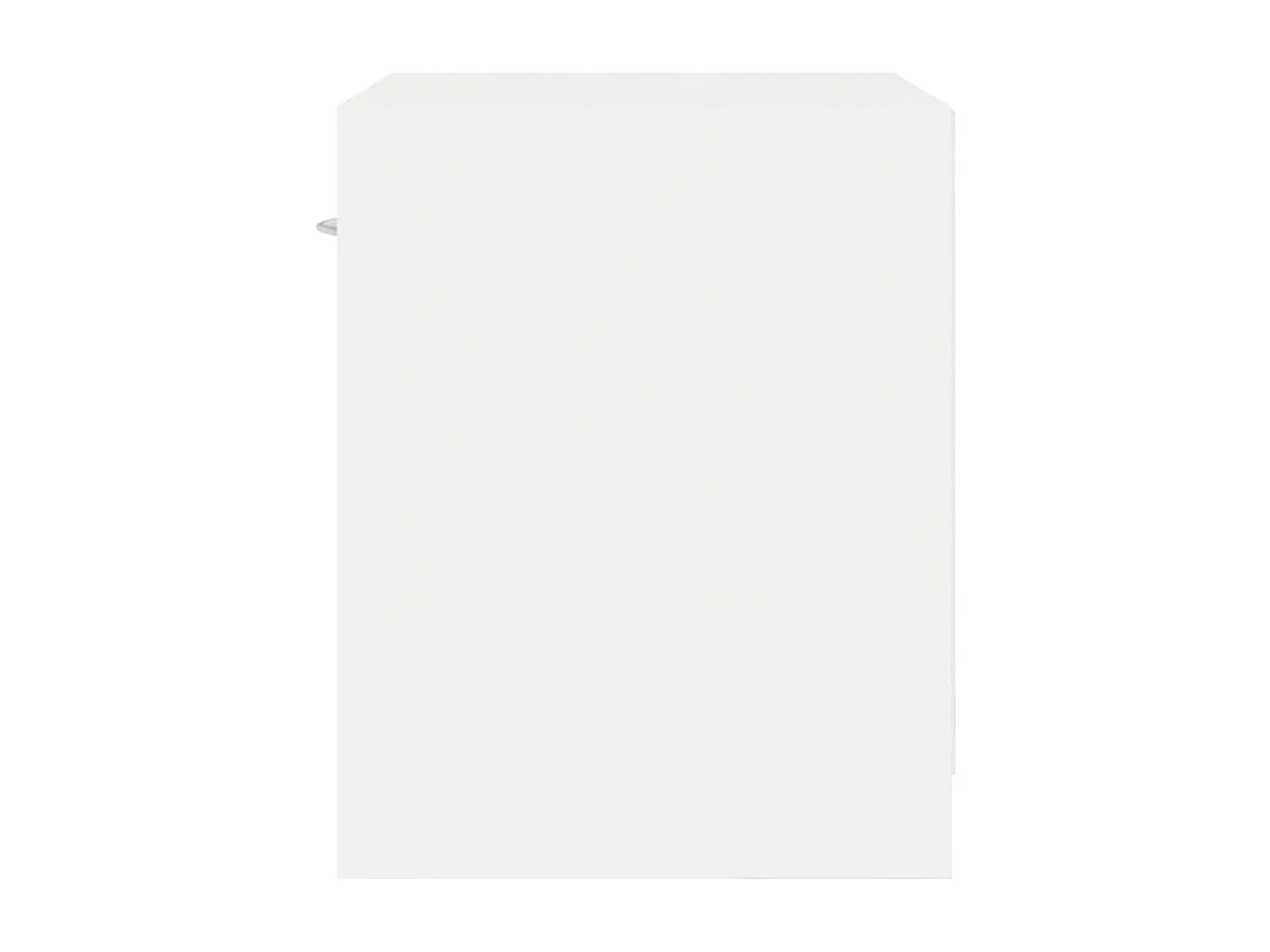 Gralina  Table de chevet 2 pcs avec tiroir Blanc