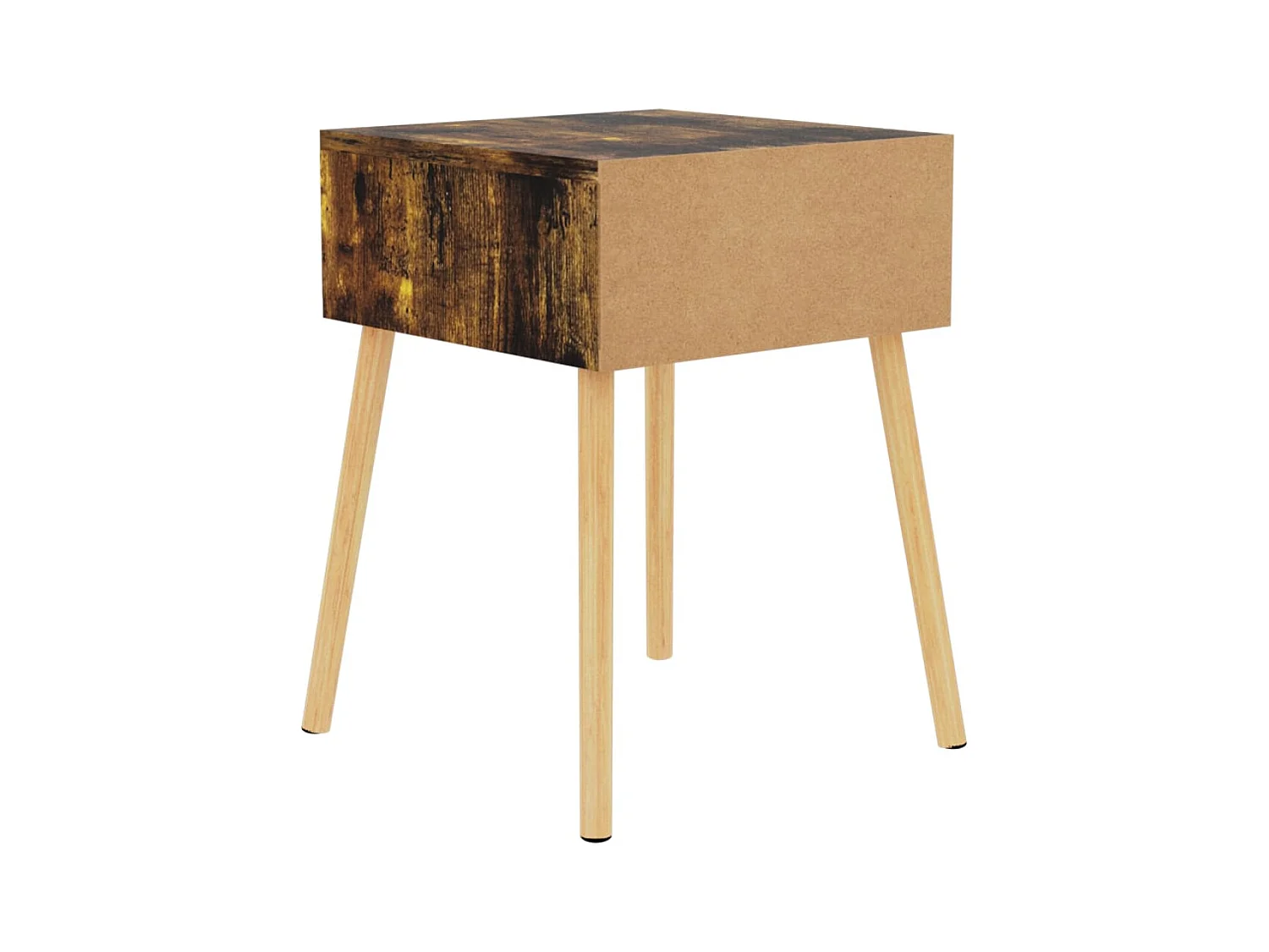 Wellsville  Tables de chevet 2 pcs Chêne fumé 40x40x56 cm Bois d'ingénierie