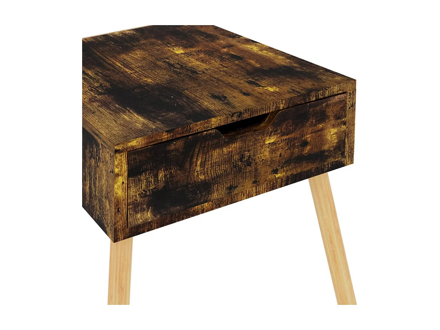 Wellsville  Tables de chevet 2 pcs Chêne fumé 40x40x56 cm Bois d'ingénierie