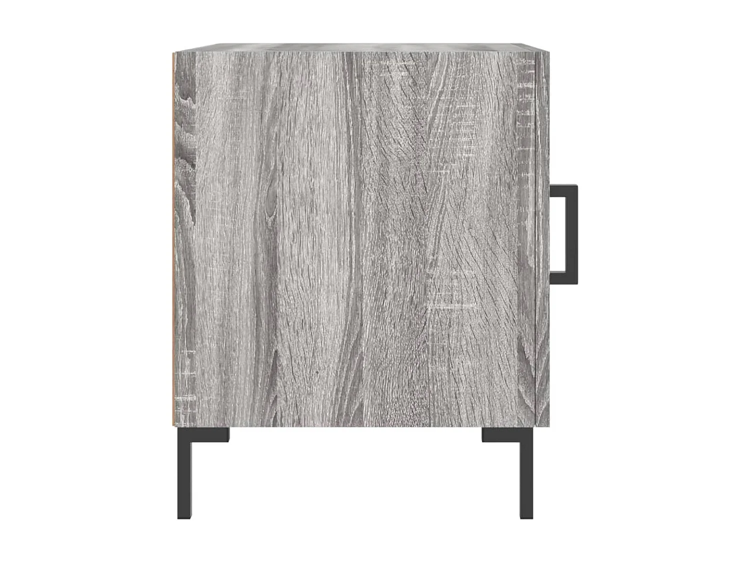 Emarente  Nachttisch Grau Sonoma 40x40x50 cm Holzwerkstoff