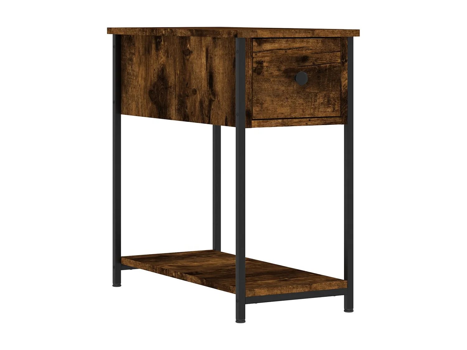 Thera  Nachttische 2 Stk. Räuchereiche 30x60x60 cm Holzwerkstoff