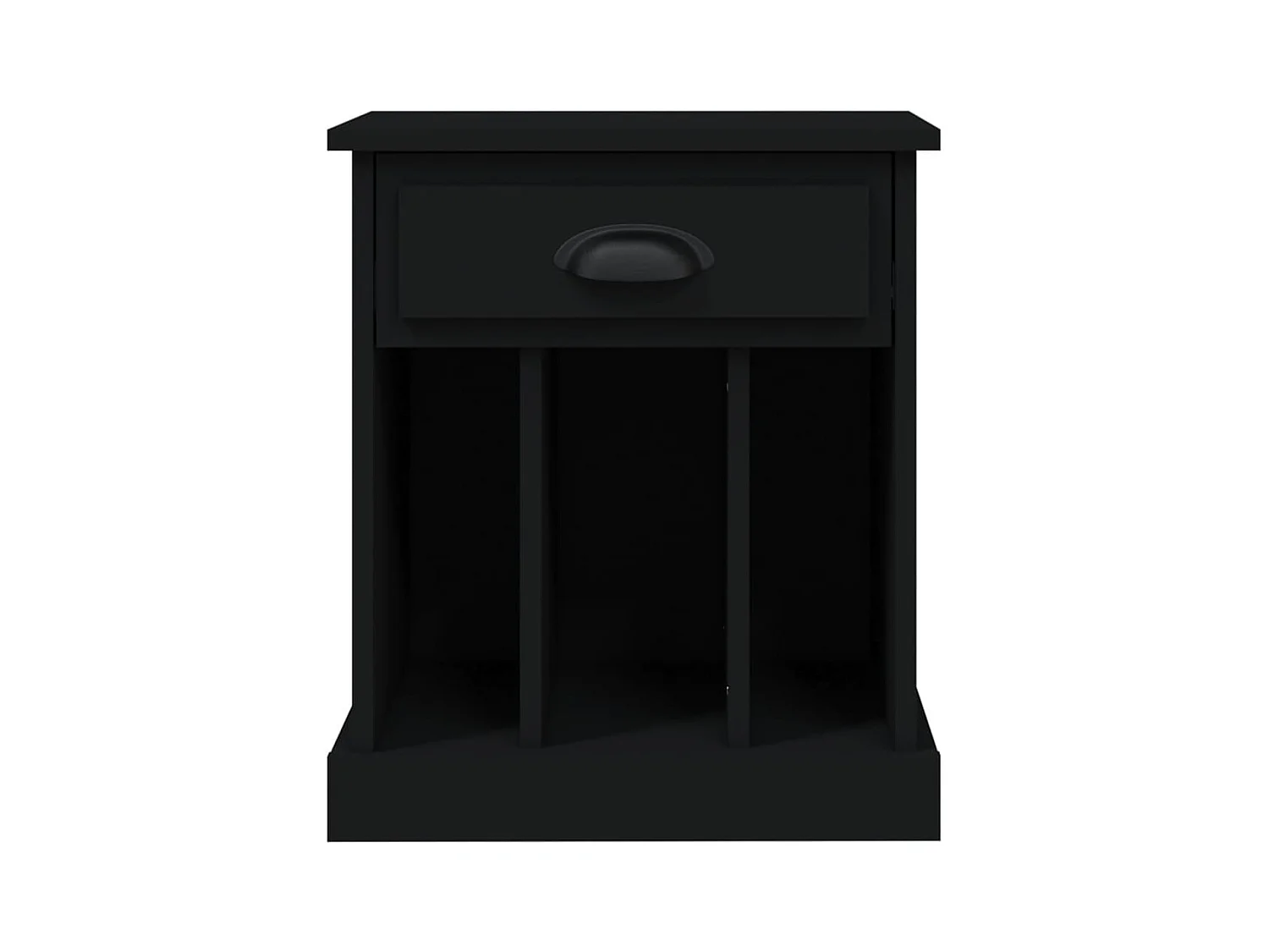 Verónica Paz  Tables de chevet 2 pcs noir 43x36x50 cm