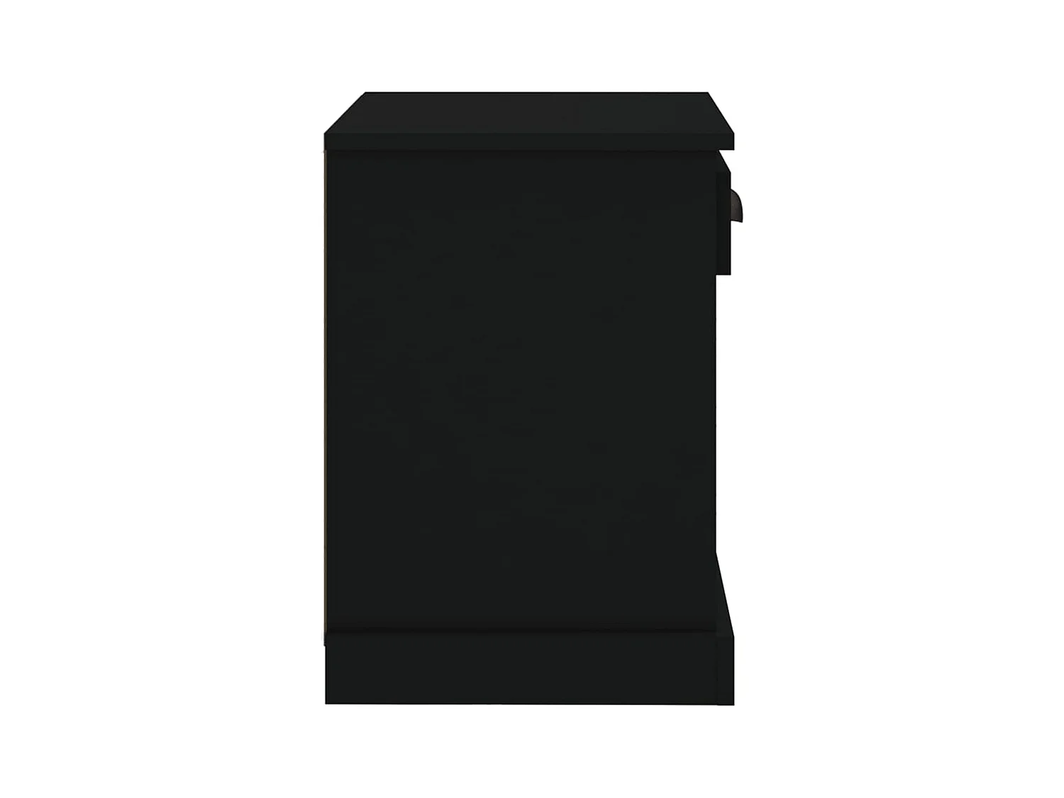 Verónica Paz  Tables de chevet 2 pcs noir 43x36x50 cm