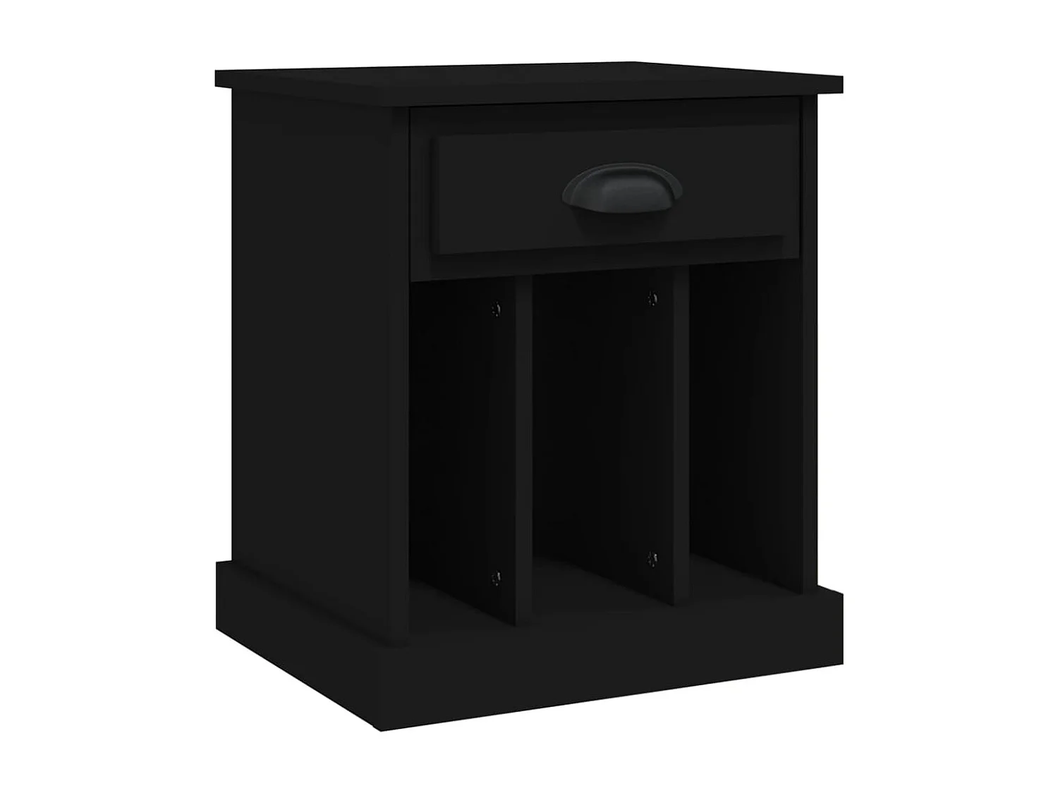 Verónica Paz  Tables de chevet 2 pcs noir 43x36x50 cm