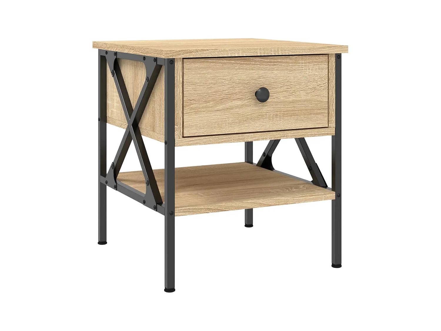 Wit  Table de chevet chêne sonoma 40x42x45 cm bois d'ingénierie