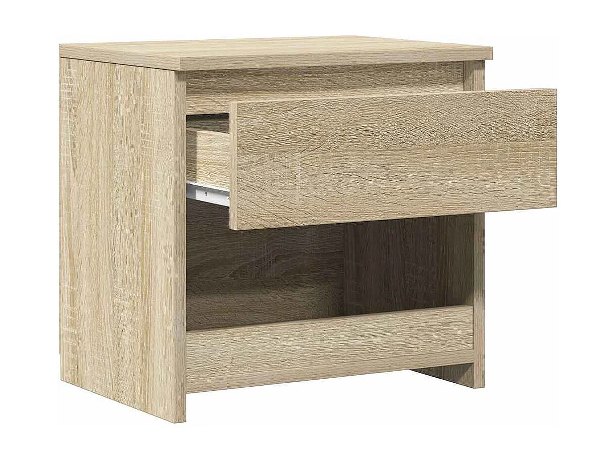 Elle  Table de chevet Chêne sonoma 40x30x39 cm Aggloméré