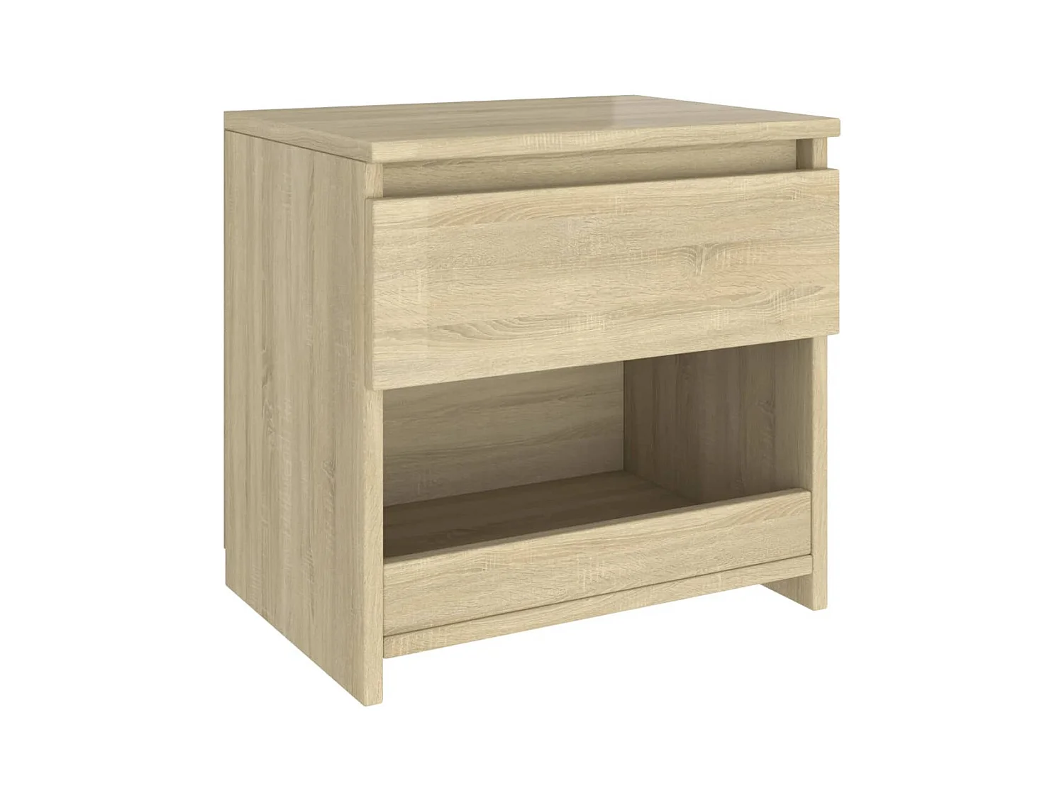 Elle  Table de chevet Chêne sonoma 40x30x39 cm Aggloméré