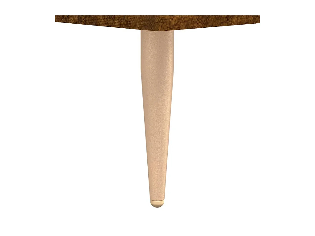 Villa Park  Table de chevet chêne fumé 40x35x47,5 cm bois d’ingénierie