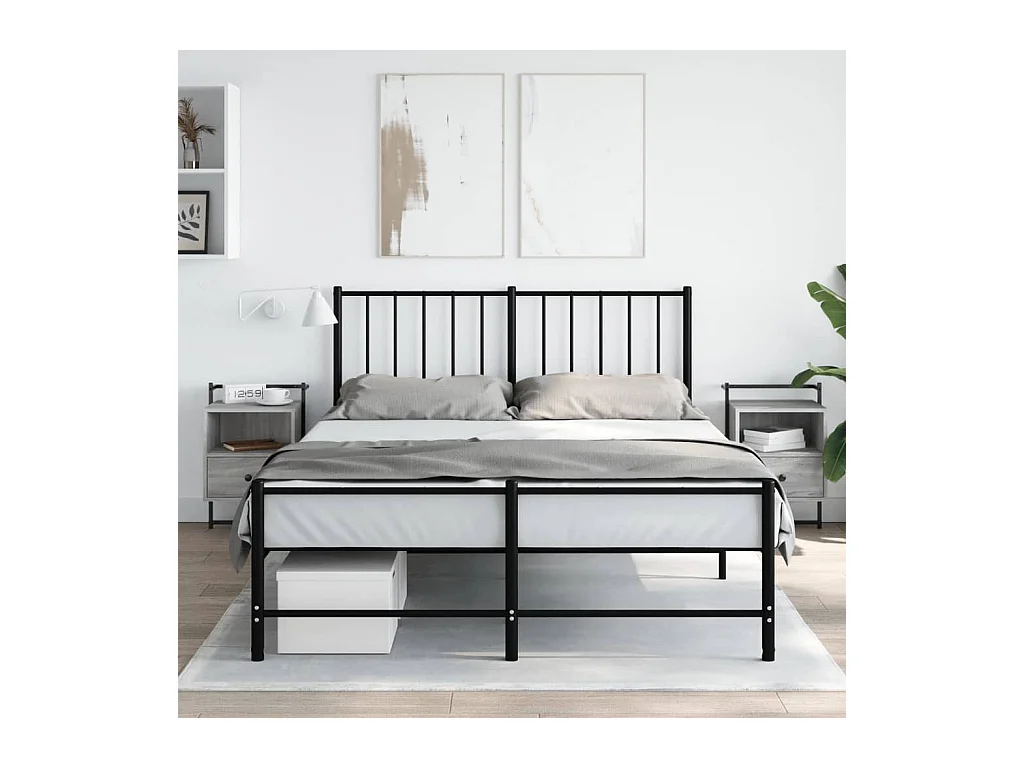 Gina Sofie  Table de chevet murale 2 pcs sonoma gris 40x30x61 cm