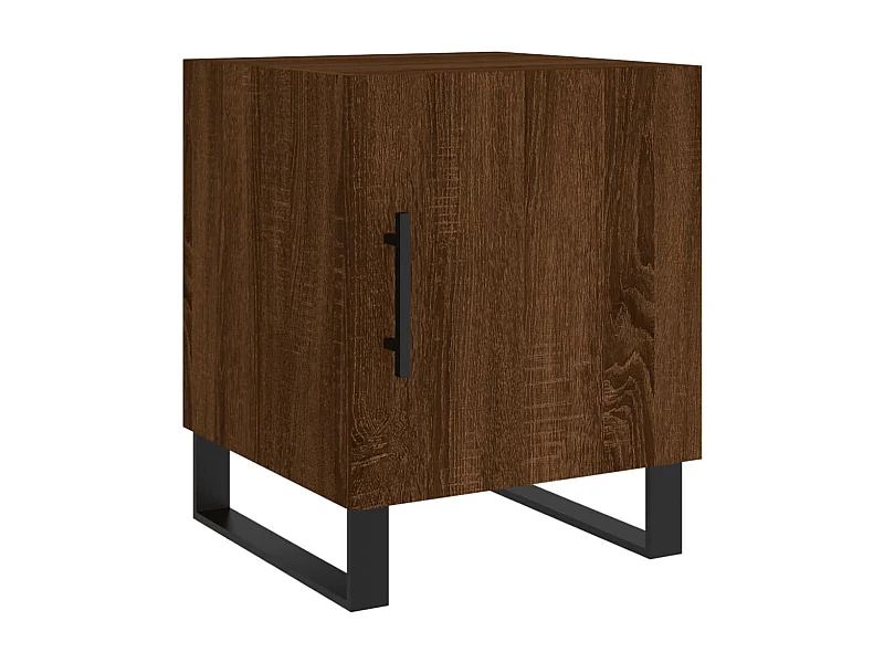 Kuopio  Table de chevet chêne marron 40x40x50 cm bois d’ingénierie