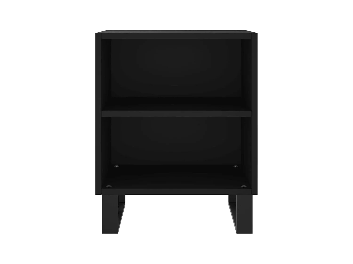 Tuncay  Table de chevet noir 40x30x50 cm bois d’ingénierie