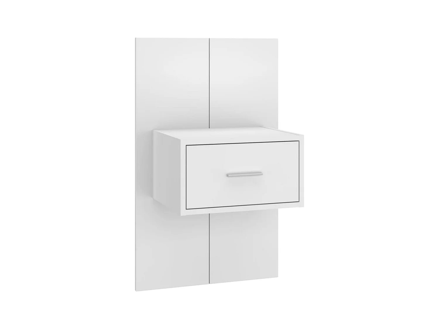 Saffira  Table de chevet murale Blanc